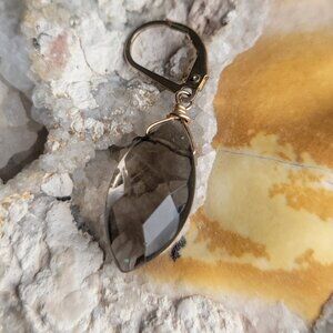 Authentic Lilly Barrack Replacement Smoky Quartz Stone | Faceted Gem
